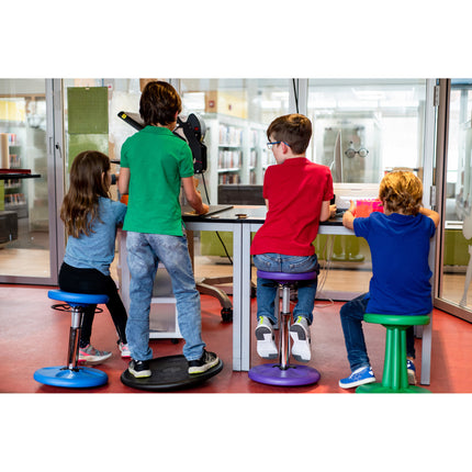 Kids Adjustable Tall Wobble Chair 16.5-24", Green