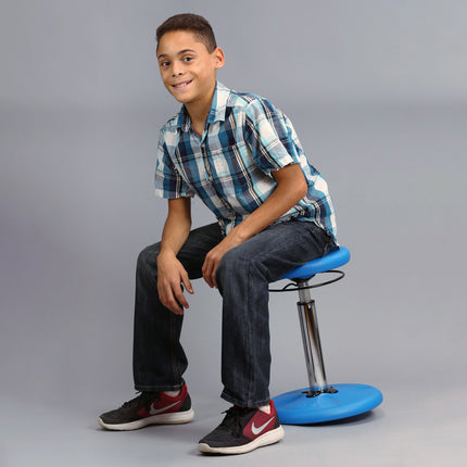 Kids Adjustable Tall Wobble Chair 16.5-24", Grey