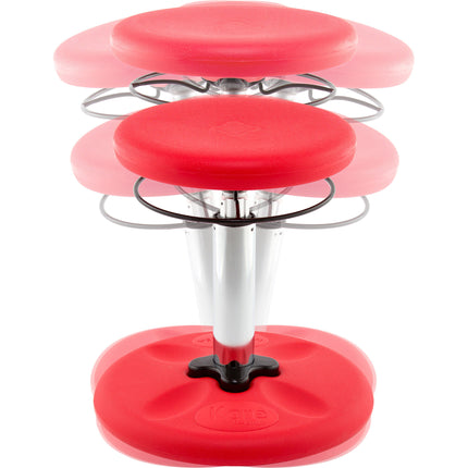 Kids Adjustable Standard Wobble Chair 14-19", Red