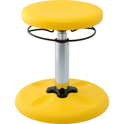 Kids Adjustable Standard Wobble Chair 14-19", Yellow