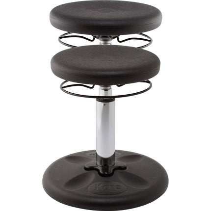 Kids Adjustable Standard Wobble Chair 14-19", Black