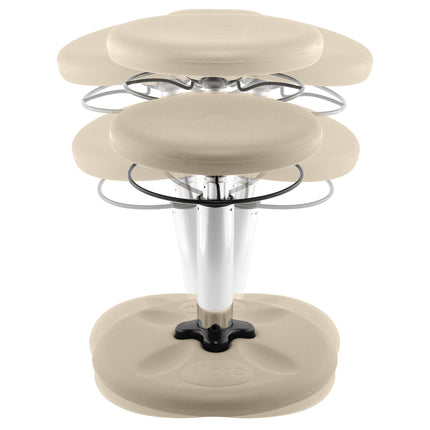 Kids Adjustable Standard Wobble Chair 14-19", Sand Dollar