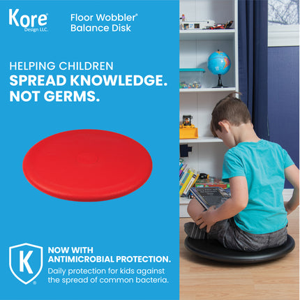 Floor Wobbler® Sitting Disc/Balance Disc, Red