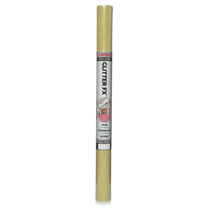 Glitter FX Gold Adhesive Liner, 18" x 6'
