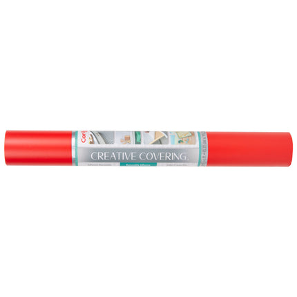 Creative Covering™ Adhesive Covering, Red, 18" x 50 ft