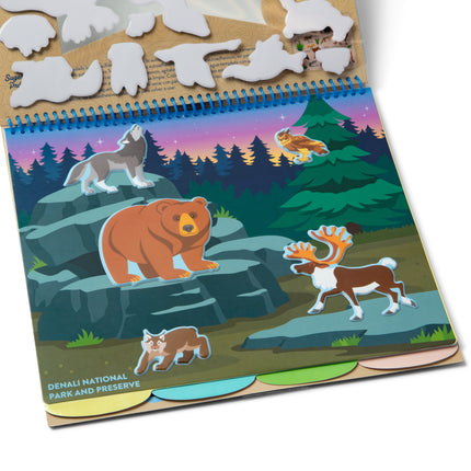 Multi-park Restickable Stickers