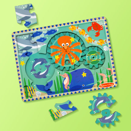 Underwater Wooden Gear Puzzle