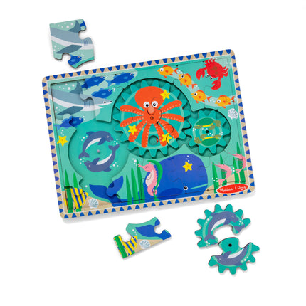 Underwater Wooden Gear Puzzle
