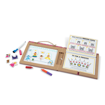 Natural Play: Play, Draw, Create Reusable Drawing & Magnet Kit - Princesses