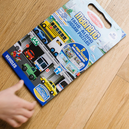 Vehicles Jigsaw Puzzles Magnetic Take Along