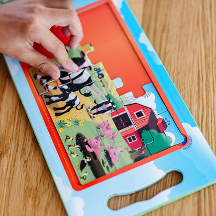 On The Farm Jigsaw Puzzles Magnetic Take Along