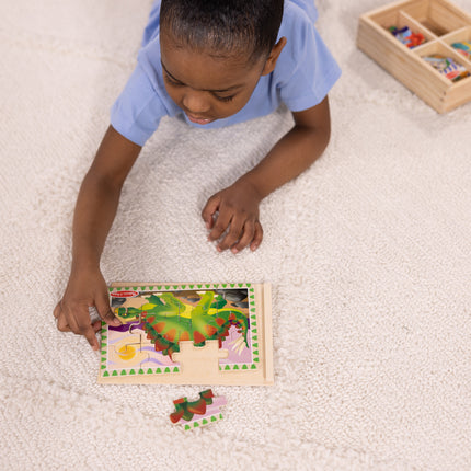 Dinosaurs Puzzles In A Box