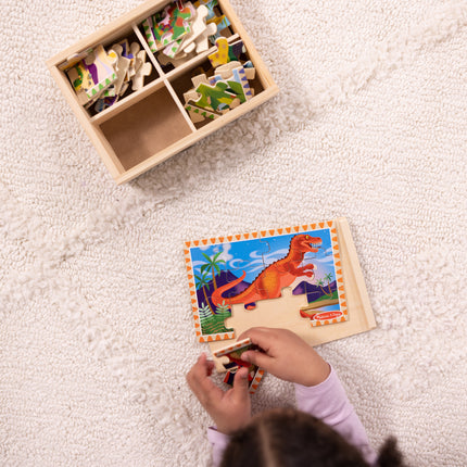 Dinosaurs Puzzles In A Box
