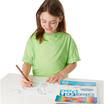 Quality Spiral-Bound Sketch Pad, 9x12