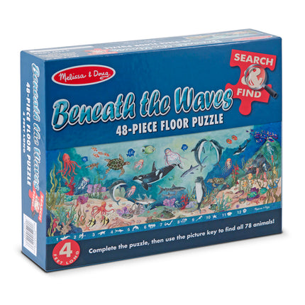 Beneath the Waves Search & Find Floor Puzzle - 48 Pieces