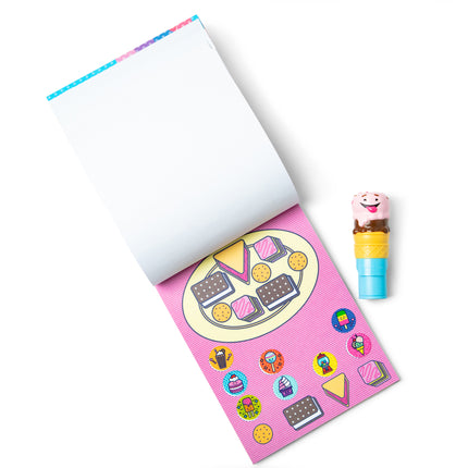 Ice Cream Activity Pad Sticker Wow
