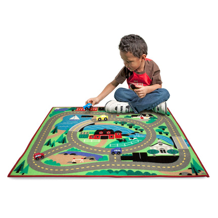 'Round the Town Road Rug & Car Set