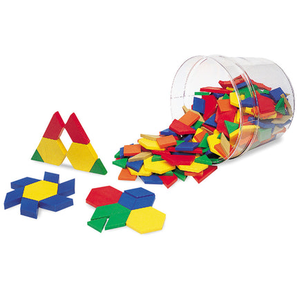 Plastic Pattern Blocks, .5 cm, Pack of 250