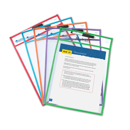 Write & Wipe Pockets, Set of 5