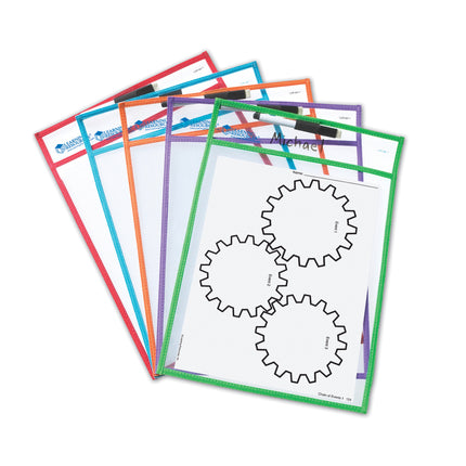 Write & Wipe Pockets, Set of 5