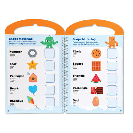Smart Stickers Colors Numbers Shape Skill Builders