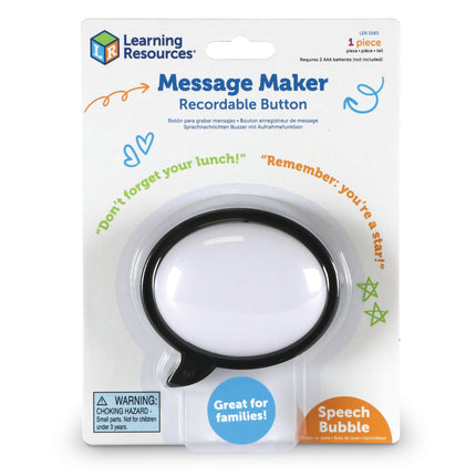Message Recorder Speech Bubble