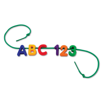 Plastic Lacing Uppercase Alphabet, 260 Letters, 15 Laces