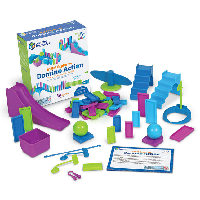STEM Explorers™ Domino Action, 59 Pieces