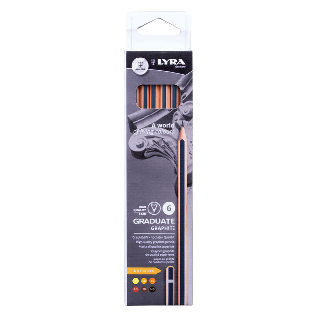 Graduate Graphite Pencil Artist 6ct