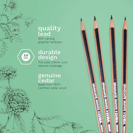 Graduate Pencil Asst Colors 12ct