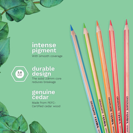 Graduate Color Pencil Set 12ct Asst
