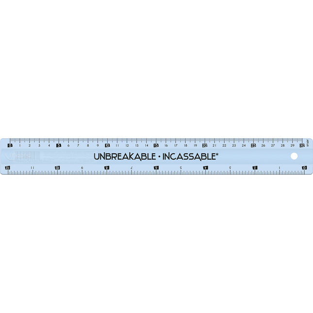 Unbreakable Ruler 12" / 30cm