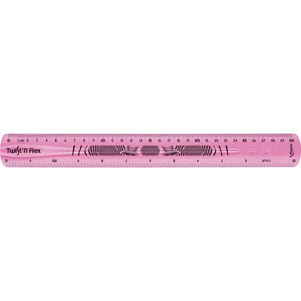 Twist'N Flex Ruler 12" / 30cm, Assorted Colors