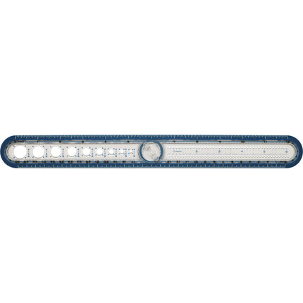 2-in-1 Circle Ruler Measuring & Compass Tool 12" / 30cm