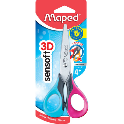 Sensoft Left-Handed 5" Scissors with Flexible Handles