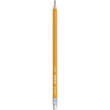Essentials Yellow Triangular Graphite #2 Pencils, Pack of 12