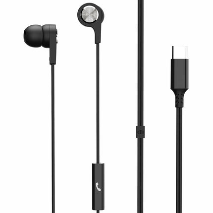 Maxell Sync Up Type-c Wired Earbuds W/mic Black