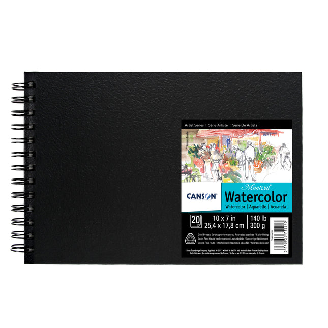 Artist Series Montval Watercolor Art Book, 10x7