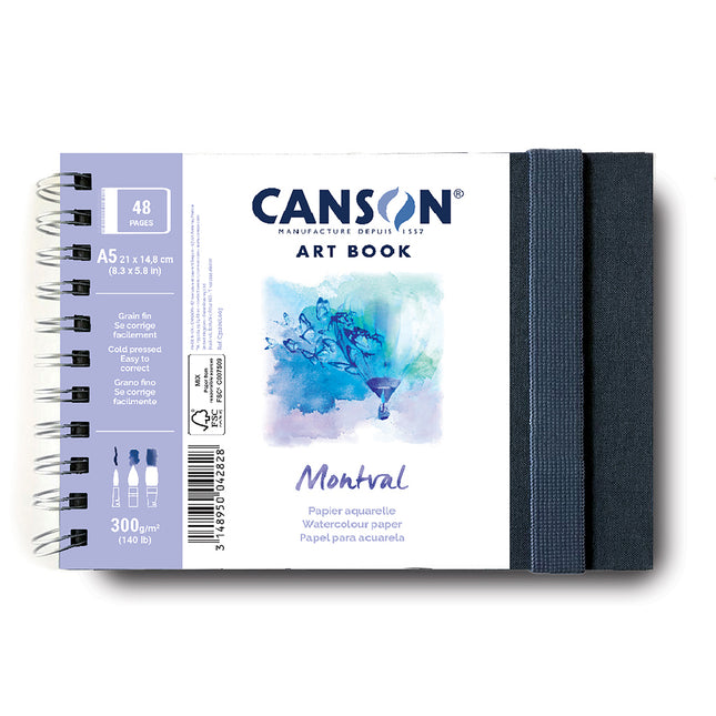 Artist Series Montval Watercolor Art Book, 8.3x5.8