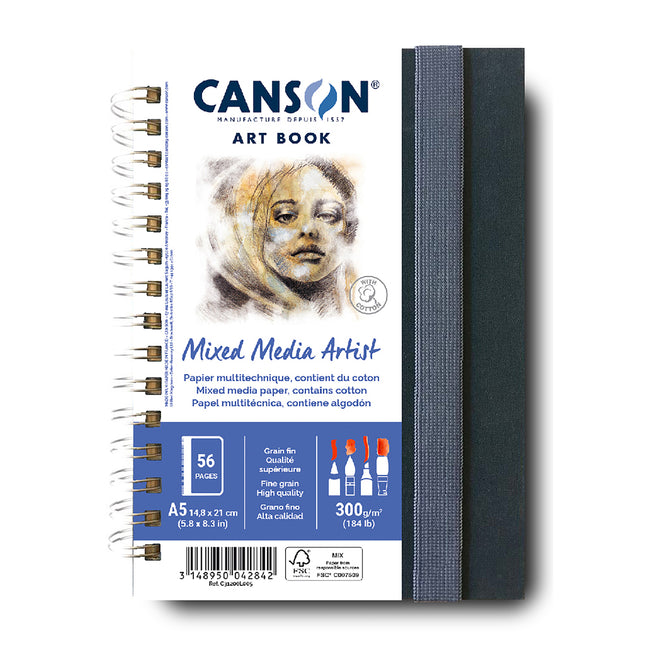 Artist Series Mixed Media Art Book, 5.8x8.3