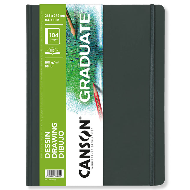Graduate Drawing Art Book, 8.5x11