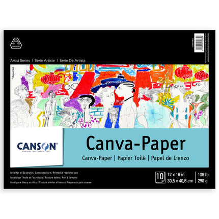 Artist Series Canva Canvas Pad, 12x16