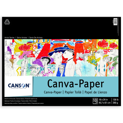Artist Series Canva Canvas Pad, 18x24