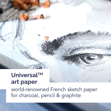 Universal Sketchpad Side Wire 9x12 100 Sheets