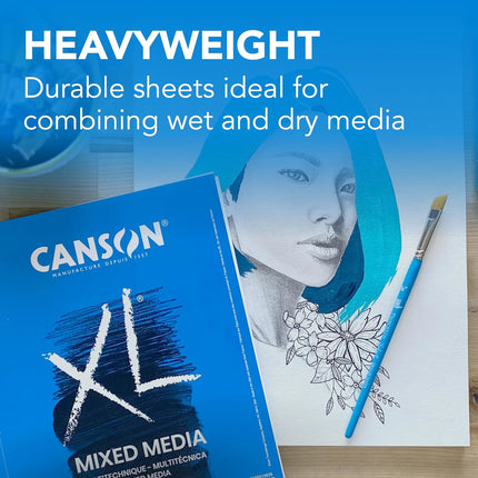 Xl Mixed Media Pad Side 7x10, 60 Sheets