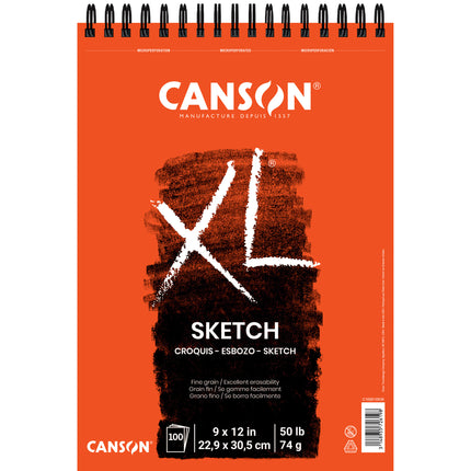 Xl Sketch Pad Top 9x12in 100 Shts
