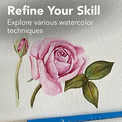 Xl Watercolor Pad Fold 9x12in Heavyweight 30 Sheets