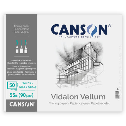 Artist Series Vidalon Vellum Pad, 14x17