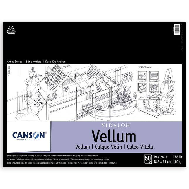 Artist Series Vidalon Vellum Pad, 19x24