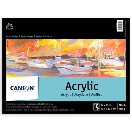 Artist Series Acrylic Pad, 12x16